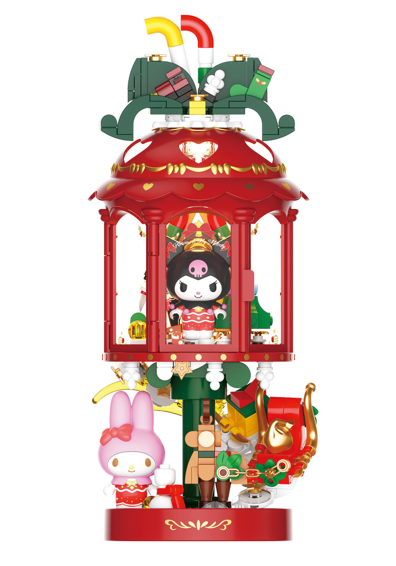 TC2351 三麗鷗家族光影如夢(mèng)系列-冬夜鈴鹿積木（酷洛米+美樂蒂款）